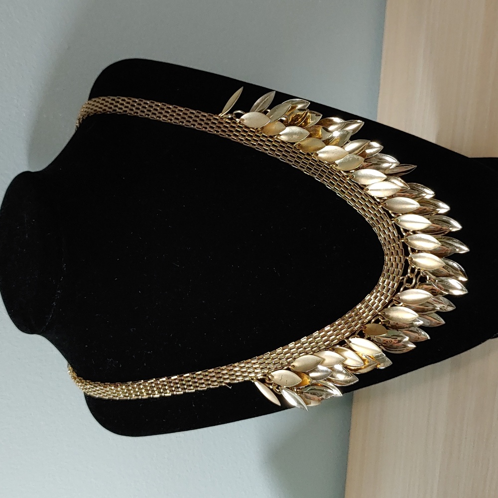 Vintage Layered Bib Necklace